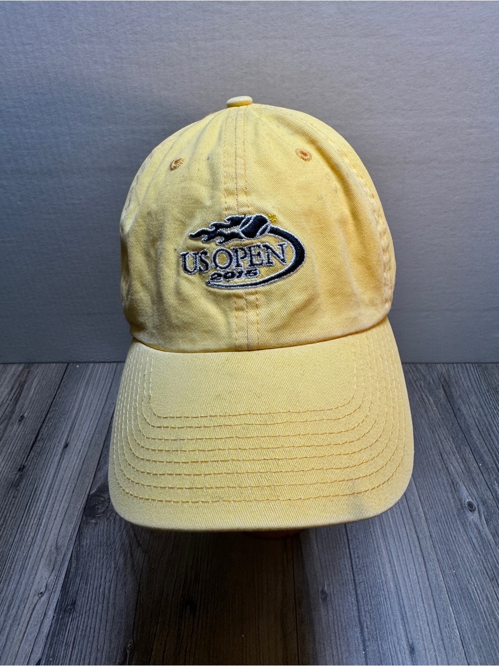 ‘47 Brand USTA Tennis US Open 2015 Dad Hat Cap Yellow Adjustable Strapback